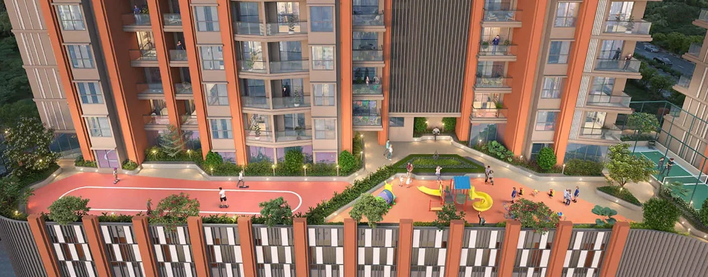 Krisala Aventis Tathawade Front View Amenities Image